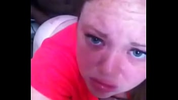 Freaky White Girl Catchin Cum