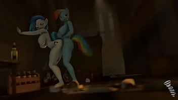 Rainbow Fuck Vinayl In Alleyway