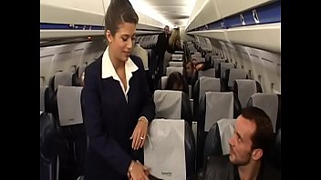 Charming Brunette Air-hostess Alyson Ray Proposed Passenger To Poke Her Juicy Ass After Scheduled Flight