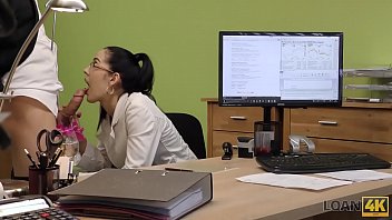 Loan4k. Agent Tells Babe That Sex Is Her Only Way To Save Her Job