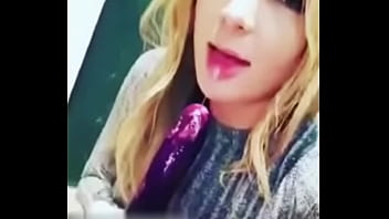 A Gril Pressing Her Boobs In Romatic Mood