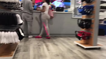 Thick Latina Shopping For Shoes With Phat Booty