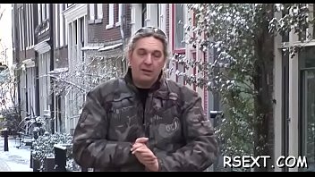 Aroused Lad Takes A Tour In The Amsterdam Redlight District