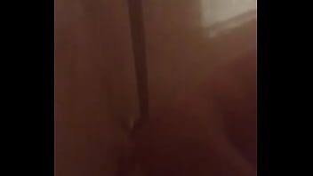 Bubble Bottom Plays With Dildo