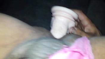 Loving My 9 Inch White Dildo