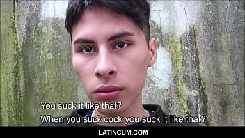 Young Broke Latino Twink Has Sex With Stranger Off Street For Money Pov