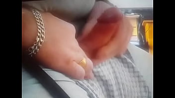 Neighbour Watching Me Stroke My Hard Cock And Cum In Her Bedroom