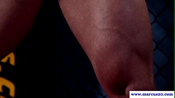 Musclebound Hunk Wanking And Spraying Spunk