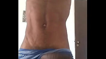 Negro Amador Pauzudo Se Exibindo