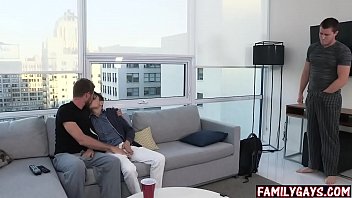 Stepdad Fucks Stepsons After School - Bareback Gay Anal Sex