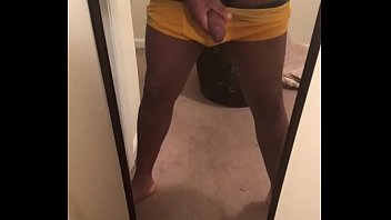 Playing With My Bbc - stroking, bbc, dick-print - Video 3643099