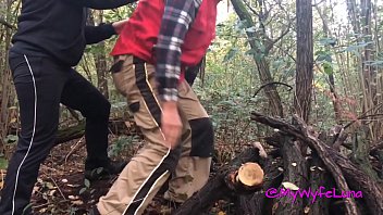 I Go To My Husband In The Woods And During The Break He Breaks My Ass