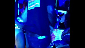 Girl Sits On Ciroc Bottle While Eating Girl Out On Stage