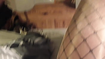 Wanking In Shiny Pantyhose