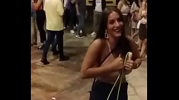 Nipple Slip While Skipping