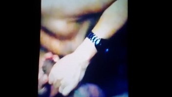 Wife Sonia Jacks Off Another Stranger At Adult Theater While Sucking Hubbys Cock