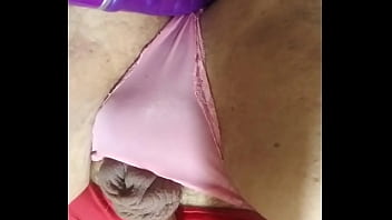 Licking Her Dildo And Panties