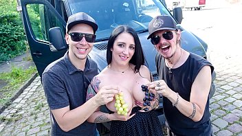 Bums Bus - German Busty Babe Queen Paris Picked Up And Banged In The Van