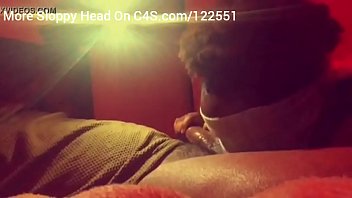 Ebony Gagging Up Spit While Deepthroating Bbc