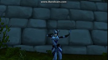 *futa* She Came A Little. Draenei Dance World Of Warcraft