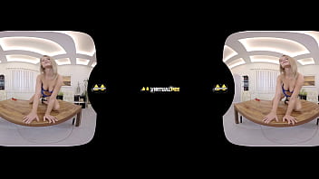 Virtualpee - Busty Blonde Sits In Pee After Dildo Play