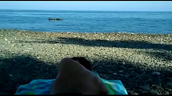Masturbandose En La Playa