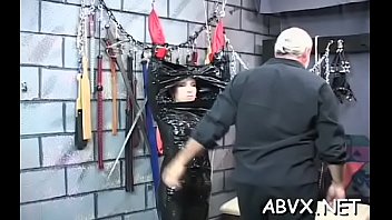 Man Plays Harsh On Babe' Pussy In Outlandish Bondage