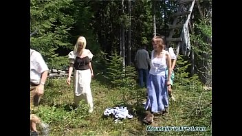 Group Mountain Fuck Action Sex