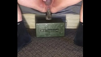 Sexy Man Fucking Big Dildo