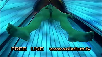 Beautiful Girl With Nice Big Breasts Masturbates Under The