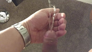 Golden Shower On Bedroom Wall And Mirror