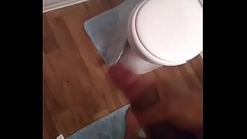 Hard Dick Spits Before Shower. Me