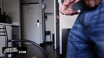 Teen Stepsis Uses Fleshlight On Stepbro