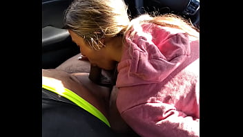 Great Car Blow Swallow - Swallow-deepthroat-car-no-hands