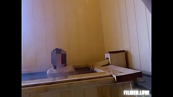 My Colleague Hot Spring Doggy And Mouth Cum --