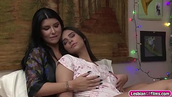 Horny Stepmom Licks Her Stepdaughter