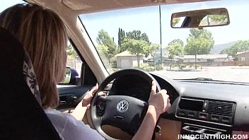 Teen Brunette Make Up To Her Prof By Fucking Him Up