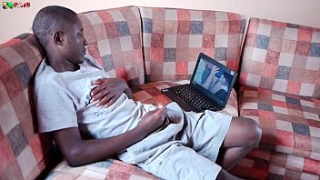 Hot Black African Twink Playing Each Other Cock