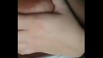 Fat Blonde Sucks Her Nipples