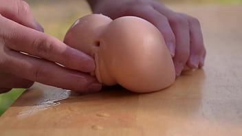 Oil Fingering And Fucking Pussy/anal Stroker