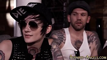 Tattooed Emo Cum Sprayed