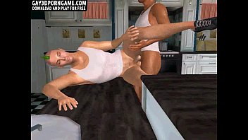 In The Kitchen A Stud With A Mowhawk Gets Fucked