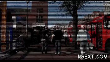 Hot Hooker With Tiny Bumpers Mounts A Hard Dick And Rocks It