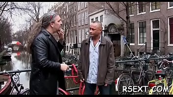 Smoking Hot Honey With Shaved Bawdy Cleft Gives A Steamy Blowjob