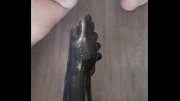 Large Insertions 9, Backing Up Against Fisting Dildo