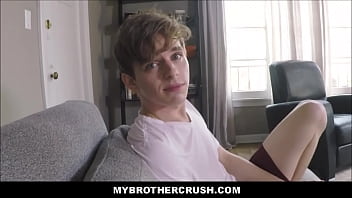 Twink Stepbrother Jerks Off And Fucked For First Time With Older Jock Stepbrother Pov