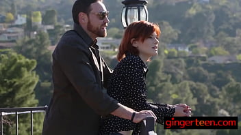 Horny Ginger Cruises Around The City Before Being Banged Hard And Deep