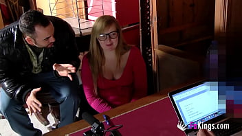 Blonde Girl Is Looking For A Waitress Job, But There' No Coming Back