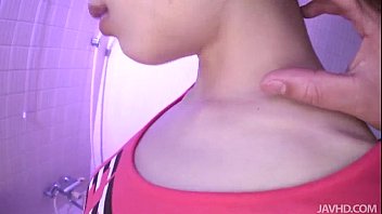 Sweet Kana Miura Fondled And Played With In The Bathroom