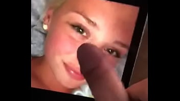 Pretty Blonde Cockslapped Hard In Cock Tribute